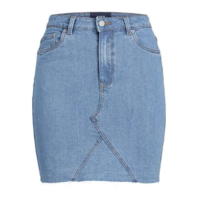 Abbildung von JJXX Jxhazel Short Skirt Minirock, Damen, Größe: Large, Light blue denim