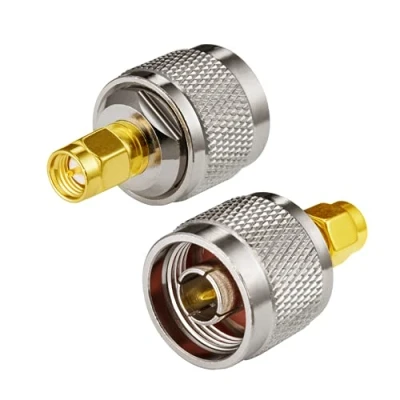 Abbildung von Vecys SMA Adapter N Type Stecker auf für WLAN Antennenkabel Router (2 Stück)