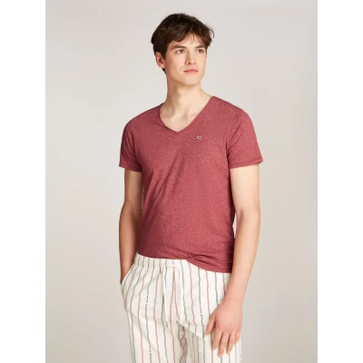 Abbildung von Tommy Jeans T Shirt &quot;TJM XSLIM JASPE V&quot;, mit V Ausschnitt