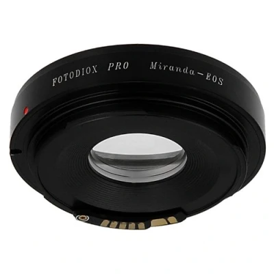 Abbildung von Fotodiox Pro Lens Mount Adapter Compatible with Miranda (Mir) SLR on Canon EOS (EF, EF S) D/SLR Camera Body Gen10 Focus Confirmation Chip