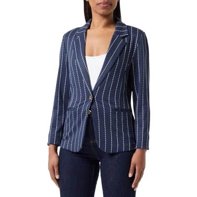Abbildung von ICHI Ihruti Blazer, Damen, Größe: Medium, Total eclipse
