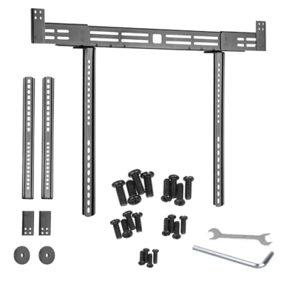 Abbildung von Maclean MC 843 Universal Soundbar Halterung bis 10kg Kompatibel mit meisten VESA TV und Wandhalterungen 600x400 Einstellbare Breite: 92 mm 1000