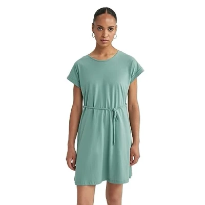 Abbildung von DeFacto Damen B0657ax Casual Dress, Grün, M EU