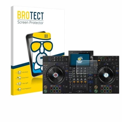 Abbildung von BROTECT Entspiegelungs Schutzglas für AlphaTheta XDJ AZ Schutz Folie Panzerfolie Glas Matt [Extrem Kratzfest 9H, Anti Reflex, Fingerprint]