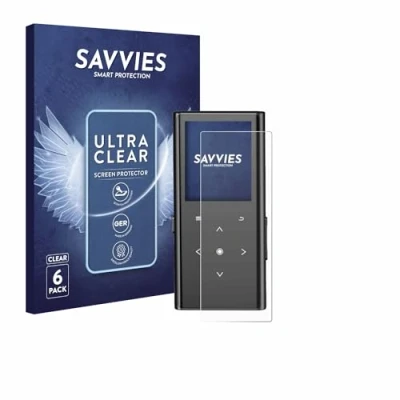 Abbildung von Savvies 6 Stück Schutzfolie für Zooaoxo M600 128GB Displayschutz Folie Ultra Transparent