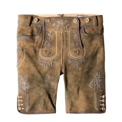 Abbildung von Stockerpoint Herren Beppo4 Trachtenlederhose, Havanna gespeckt, 54