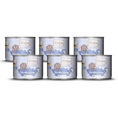 Abbildung von MjAMjAM Premium Nassfutter für Hunde Wellness Verdauung Pute, 6er Pack (6x200g), getreidefrei