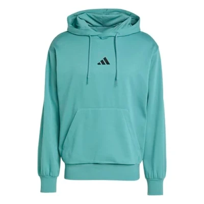 Abbildung von adidas Herren Essentials FEELCOZY Fleece Hoodie, preloved Teal, XL
