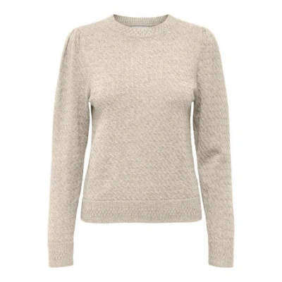 Abbildung von ONLY Rundhalspullover ONLKATIA LS PUFF O NECK CC KNT mit Strukturstrick
