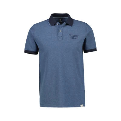 Abbildung von LERROS Poloshirt in Melange Optik