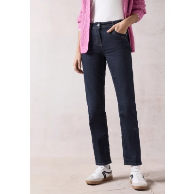 Abbildung von Cecil Rinsed Jeans Slim Fit, Damen, Größe: 28x28, Blau