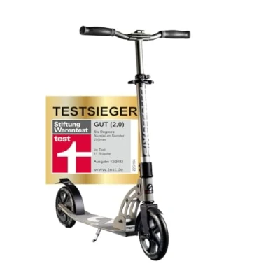 Abbildung von SIX DEGREES Aluminium Scooter 205 mm grau