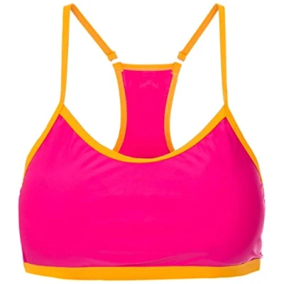 Abbildung von Trespass Damen Bikinioberteil Im Racerback Stil Mit Herausnehmbaren Polstern Ziena, Pink Lady, XXS, FACLSMN10006_PLDXXS
