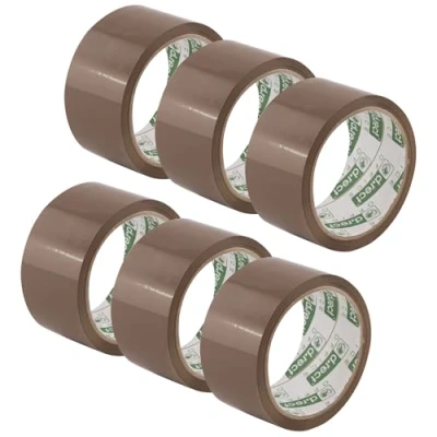 Abbildung von Verpackung Klebeband 6 Stck. braun 48mm x 50m