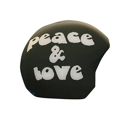 Abbildung von COOLCASC Multisport Helm Cover Peace&amp;Love Print