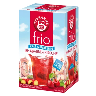 Abbildung von Teekanne Frio Rhabarber Kirsche 18ST 45G