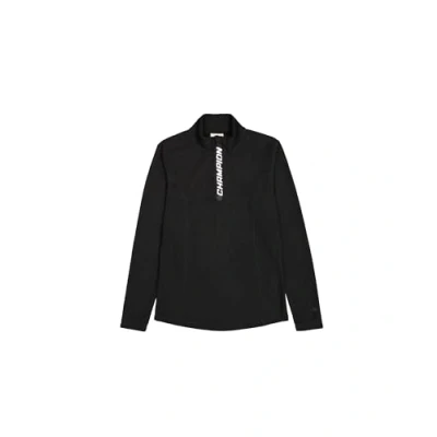 Abbildung von Champion TECH HALF ZIP Quick DRY Langarmshirt, Damen, Größe: XS, Black