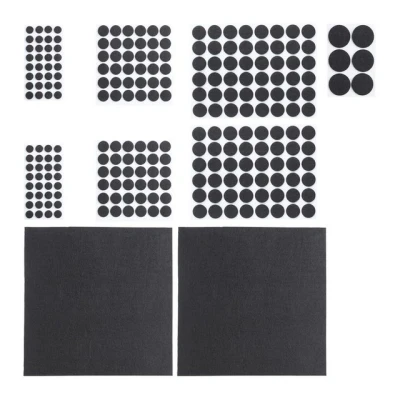 Abbildung von relaxdays Möbelfuß Filzgleiter 240er Pack, Schwarz