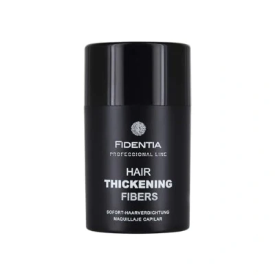 Abbildung von Fidentia Premium Schütthaar zur Haarverdichtung &amp; Ansatzkaschierung 10g Haarpuder 100% natürlich vegan aus Baumwolle Mittelbraun