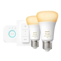 Abbildung von Signify Philips Hue White Ambience E27 8W 2er Starter Set inkl DS/