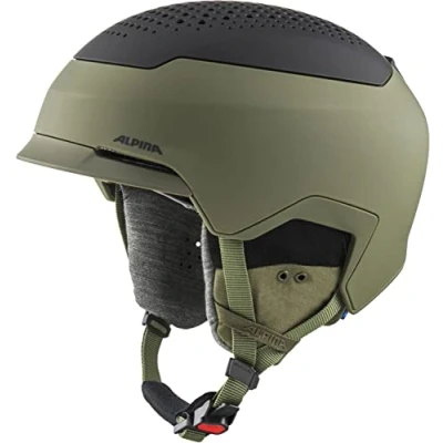 Abbildung von Alpina Unisex Erwachsene GEMS Skihelm, Olive Black matt, 51 55