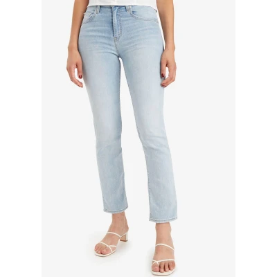 Abbildung von Levi&#039;s 724 HIGH RISE Straight Jeans Leg, Damen, Größe: 27x30, Cool bright in blue