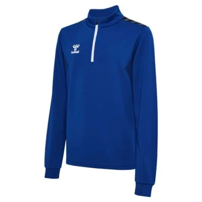 Abbildung von Hummel Authentic HALF Sweatshirt für Kinder, Größe: 116, True blue