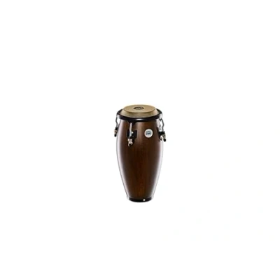 Abbildung von Meinl Percussion Mini Conga Instrument Sehr kleine Handtrommel Mit Büffelfell Durchmesser 4,5 Zoll Siam Eiche, Dunkelbraun (MC100VWB)