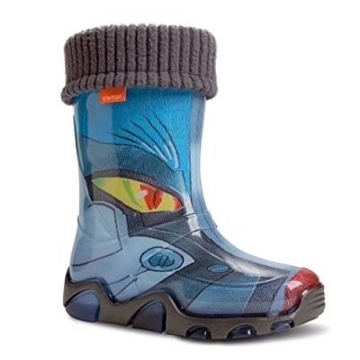 Abbildung von DEMAR Kinder Gummistiefel gefüttert STORMER LUX (Size 22/23 EU) Transformer
