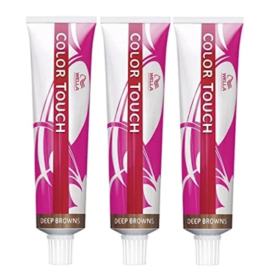 Abbildung von Wella Professionals Color Touch Pure Naturals 60 ml 8/73 Hellblond Braun Gold