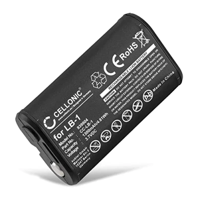 Abbildung von CELLONIC Ersatzakku LB 1 Ersatz Akku für Rode VideoMic Pro Plus/Performer TX M2 Fernbedienung Fernsteuerung Zusatzakku 1300mAh, Batterie