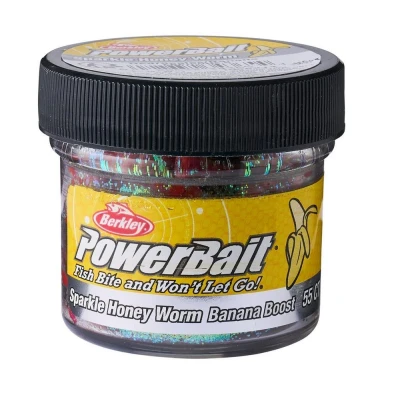 Abbildung von Berkley Powerbait Power Scales Honey Worm 2.5cm (55 Stück) Red/Scales Köderimitat