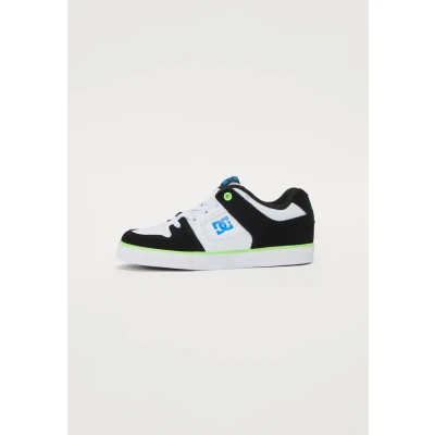 Abbildung von DC Shoes PURE Elastic Unisex Skateschuh für Kinder, Größe: 32, White/green/black Schuhe