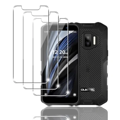 Abbildung von Zicurz 3 Stück Schutzglas für OUKITEL WP12 Pro, Panzer Schutz Glas, Schutzfolie, HD Displayschutz, Blasenfrei, Pro