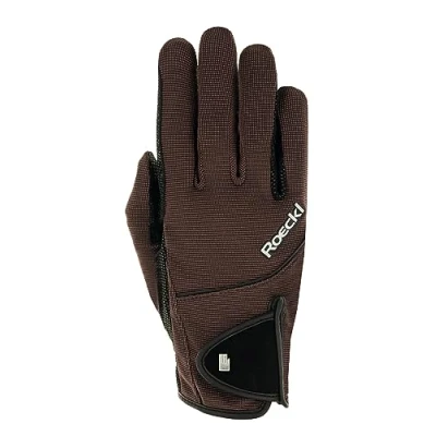 Abbildung von Roeckl Reithandschuhe Milano 2 Way Spandex Braun 9,5