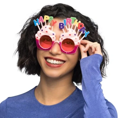 Abbildung von Boland Kostüm Partybrille Happy Birthday, Hier liegt der Fokus ganz aufs Feiern!