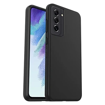 Abbildung von OtterBox Prefix Series Schutzhülle für Galaxy S21 FE 5G, Schwarz, ultradünn, taschenfreundlich, erhöhte Kanten schützen Kamera und Bildschirm, kabelloses Laden