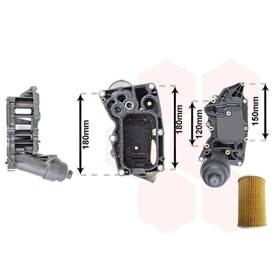 Abbildung von VAN WEZEL 06013754 Gehäuse, Ölfilter BMW: 4 Coupe, 5 GT, X3