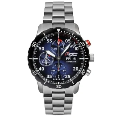 Abbildung von Zeppelin Eurofighter 7218M3 Streng L Chronograph, Herren, Größe: One Size, Blau