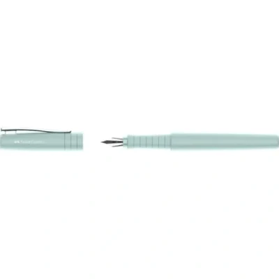 Abbildung von FABER CASTELL 241009 Füller Poly Pen, Federbreite M, Füllfederhalter caribic blue