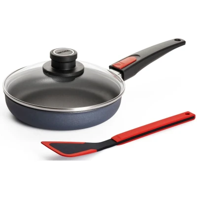 Abbildung von WOLL Made in Germany Bratpfanne &quot;Diamond Lite&quot;, Aluminium, (Set, 3 tlg.), Induktion, inkl. Pfannenwender, abnehmbarer Stiel,