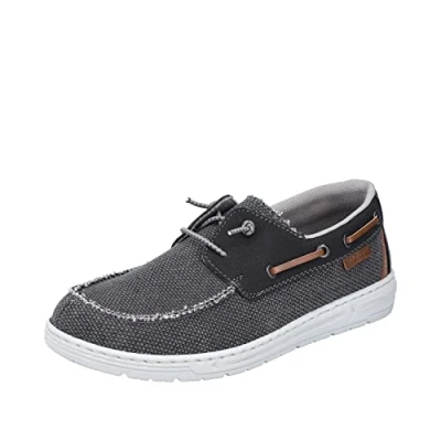 Abbildung von Rieker Bootsschuh, Herren, Größe: 43, Schwarz Schuhe