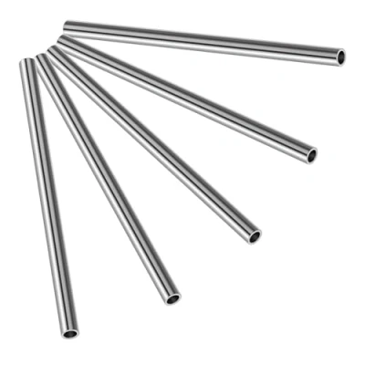 Abbildung von KWOKWEI Ø8mm(5/16&quot;) Edelstahlrundrohr 5 Stück Konstruktionsrohr, Geschliffen Edelstahl Rundrohr V2A Länge 300mm, Rostfrei Geländer Rohr für Industrie Maschinenpark