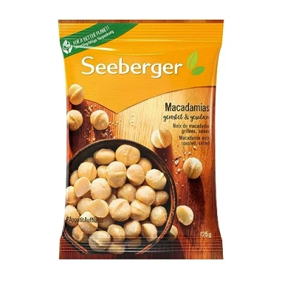 Abbildung von Seeberger Macadamia geröstet, gesalzen, 13er Pack (13 x 125 g Beutel)