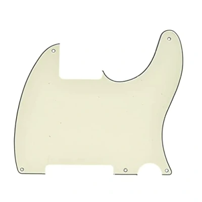 Abbildung von Kaish Pickguard / Schlagbrett für Fender Esquire, blanoi, ohne Tonabnehmer, 3 Löcher, Farbe: Weiß
