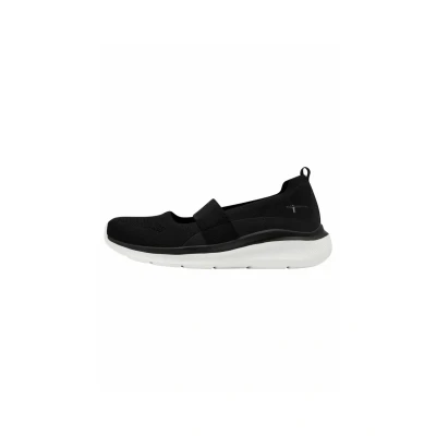Abbildung von Tamaris Comfort Damen Ballerinas Elastisch Vegan, Schwarz (Black), 38 EU