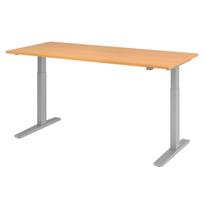 Abbildung von Hammerbacher Schreibtisch XMKA19 Buche/Silber