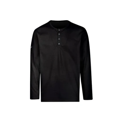 Abbildung von TRIGEMA Langarmshirt mit Knopfleiste