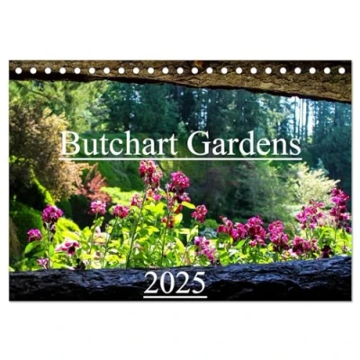 Abbildung von Butchart Gardens 2025 (Tischkalender DIN A5 quer), CALVENDO Monatskalender