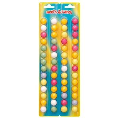 Abbildung von 56 Stück leckere Kaugummi Kugeln im 140g Blister von Sweets &amp; Candy